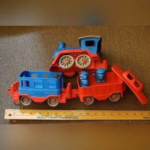 Green Toys Red and Blue Train Set